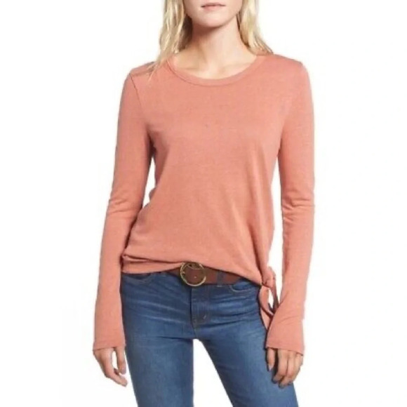 Madewell Soundcheck Side-Tie Tee Size Medium - Picture 1 of 7